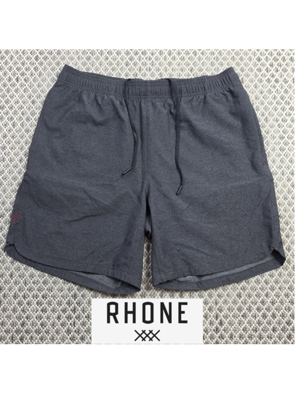 Rhone Versatility Mens M Gray Unlined Performance Athletic Workout Shorts